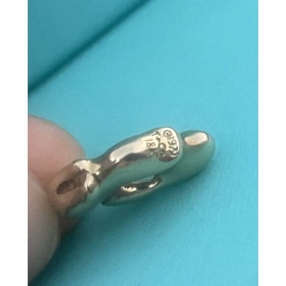 RARE Tiffany & Co Elsa Peretti 18k Gold Zodiac Rabbit Charm Pendant For Necklace - Picture 6 of 16